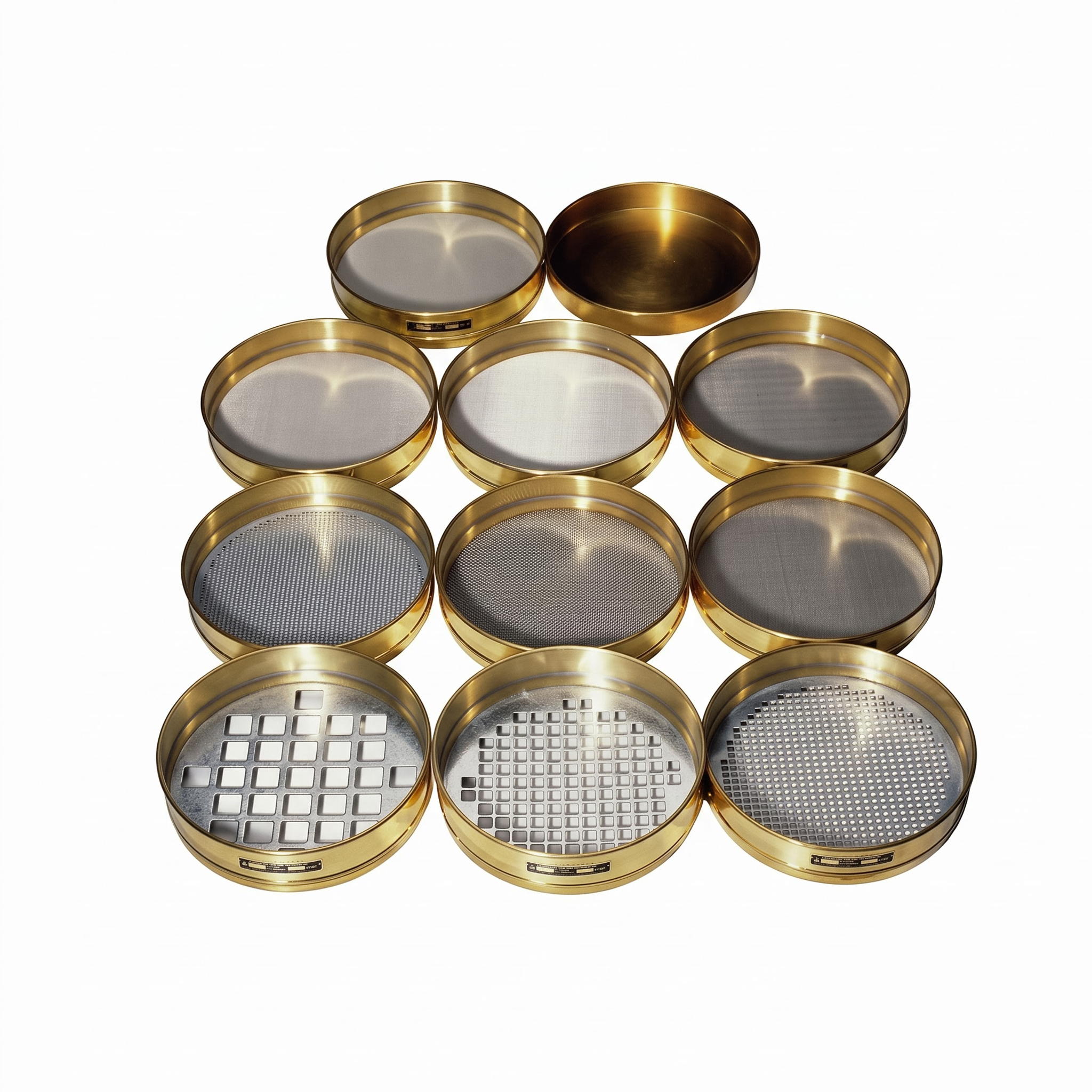 Test Sieves Brass Frame 200mm dia